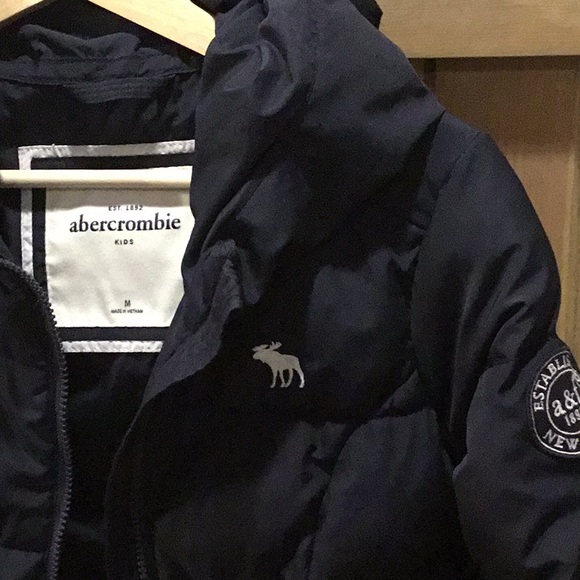abercrombie kids Other - Abercrombie & Fitch Navy Blue Down Puffer Coat💖💖
